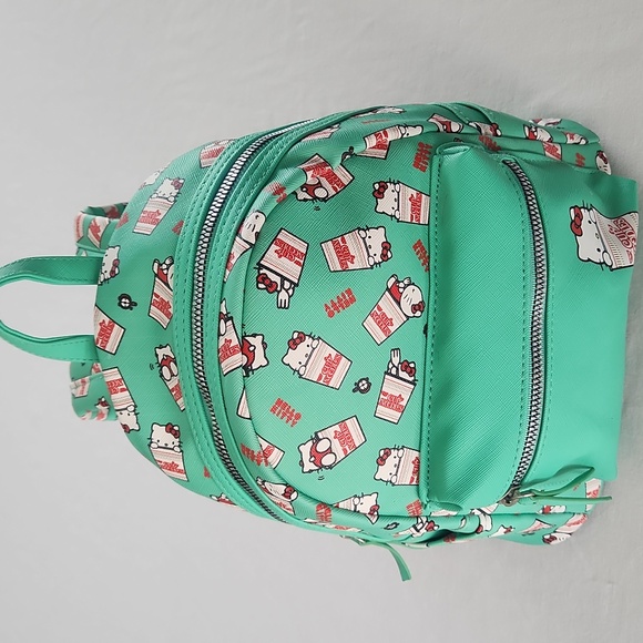 Hello Kitty X Nissin Cup Noodles Mini Allover Print Backpack | Hot Topic - Picture 2 of 16